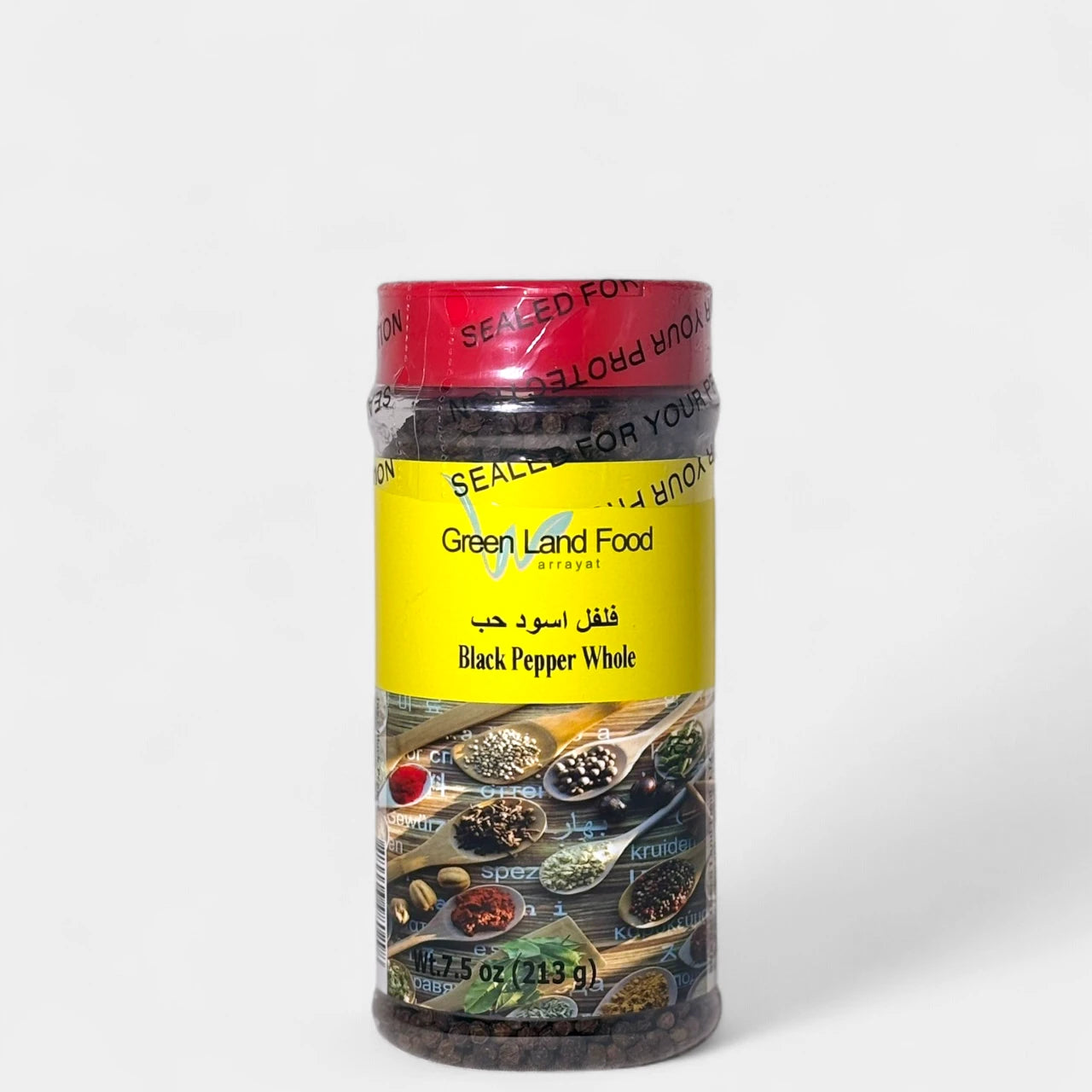 Black Pepper Whole - 8 oz x 12 Jars/box