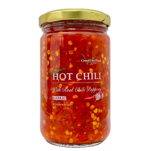 Red Crushed Chili w/Garlic - 12 x 11 oz