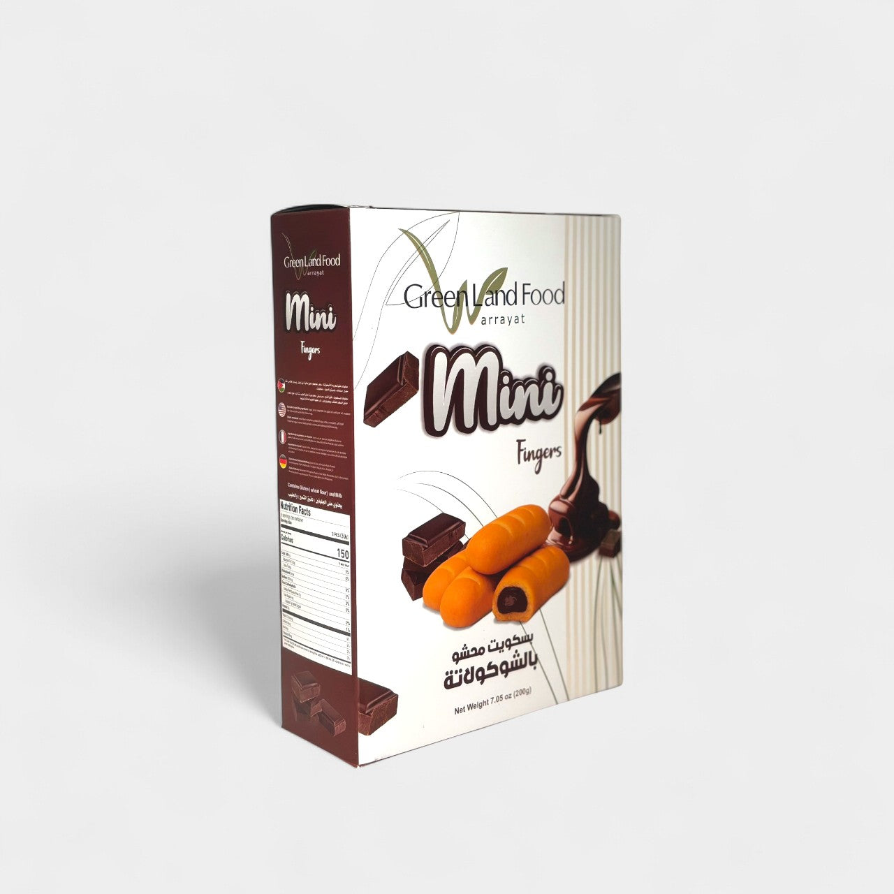 Mini Fingers w/Chocolate - 24 x 10 gm