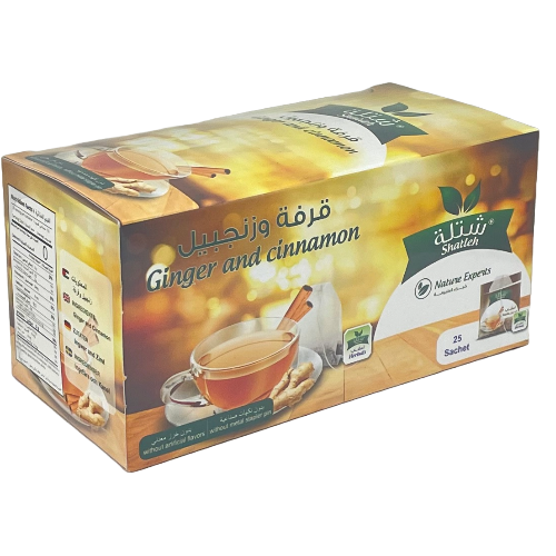 Ginger & Cinnamon Herbal Tea - 10 x 25 Sachets