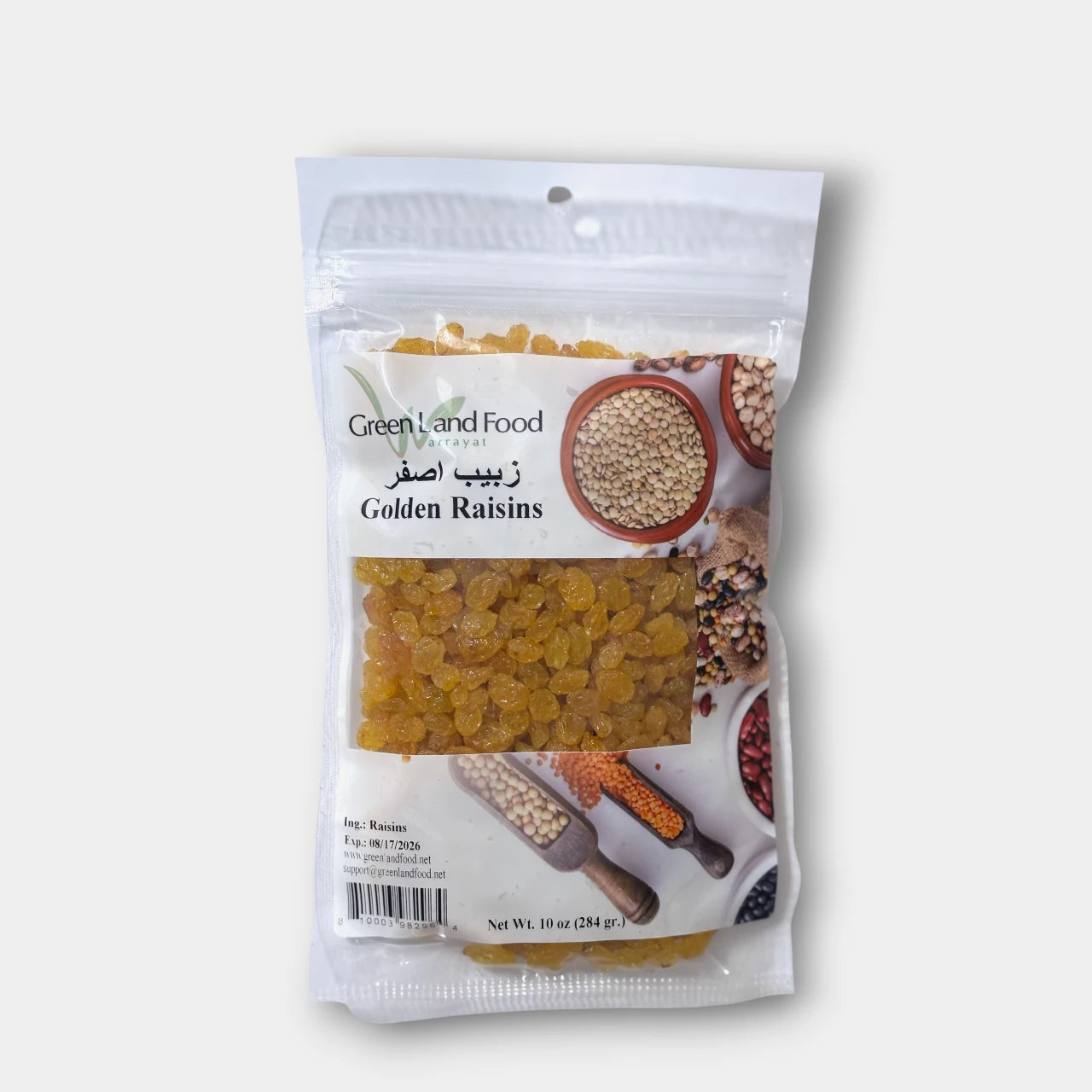 Raisins Golden - 10 oz x 12 BAGS/Case