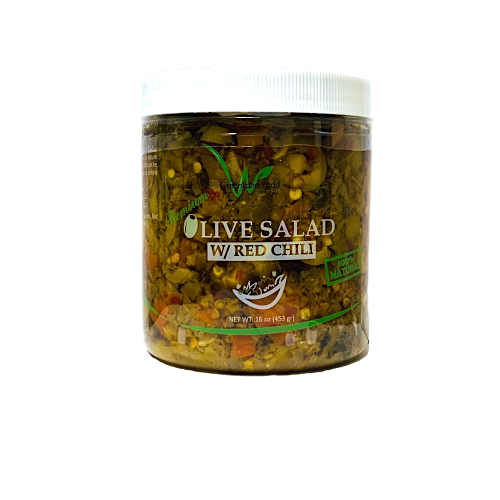 Olive Salad Halaby w/ Red Chili - 12 x 16 oz