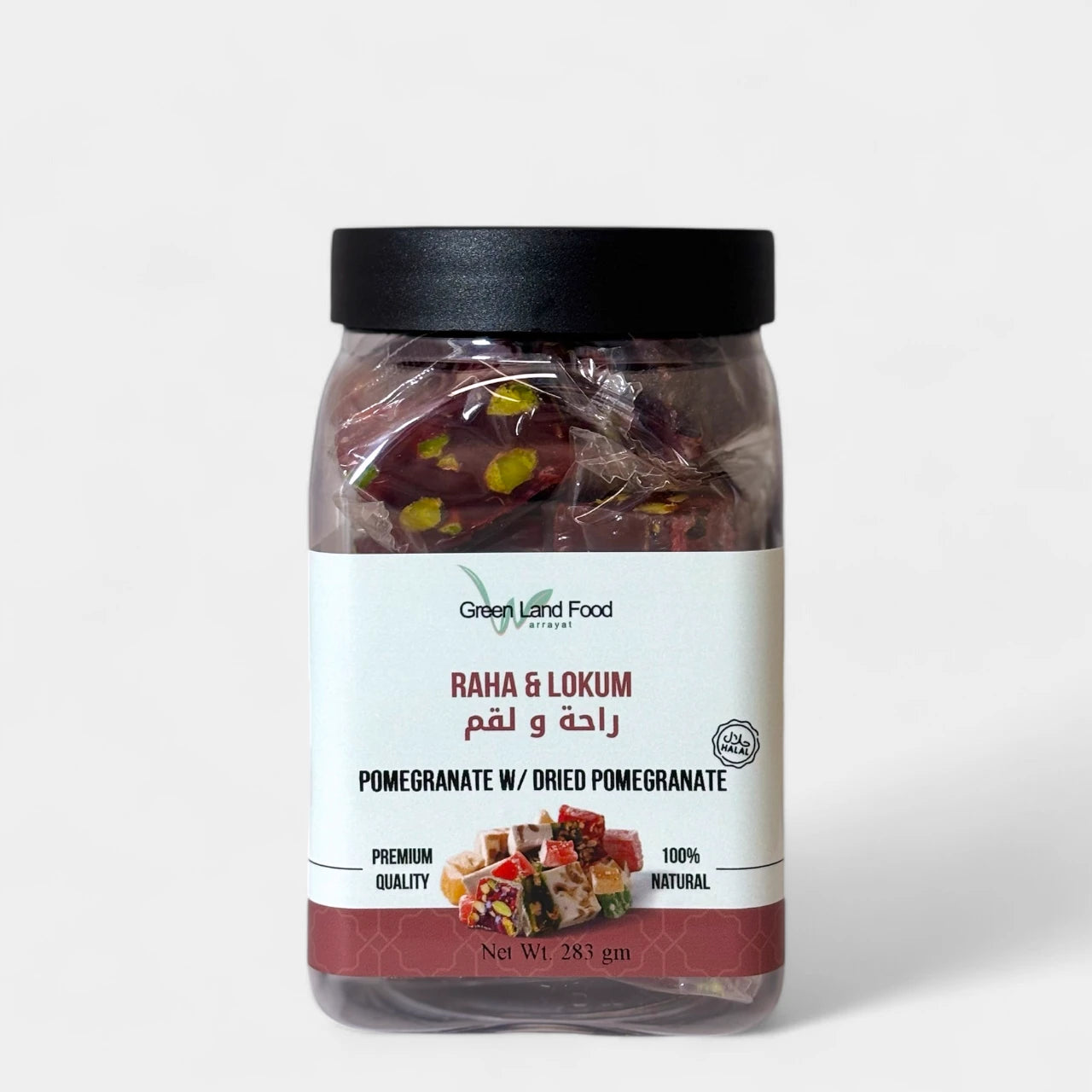 Lokum Pmegrante w/ Pistachio 12x283 gm