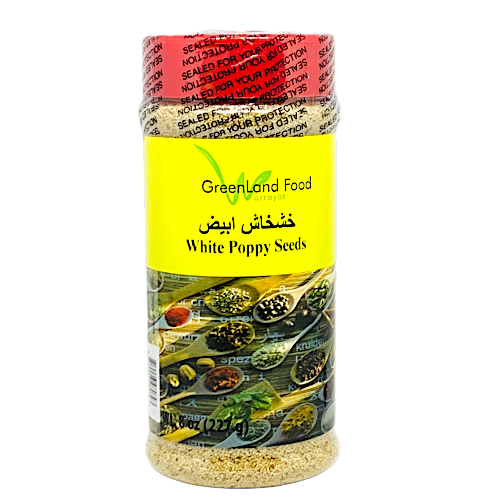 Poppy Seeds White - 8.5 oz x 12 Jars/Box