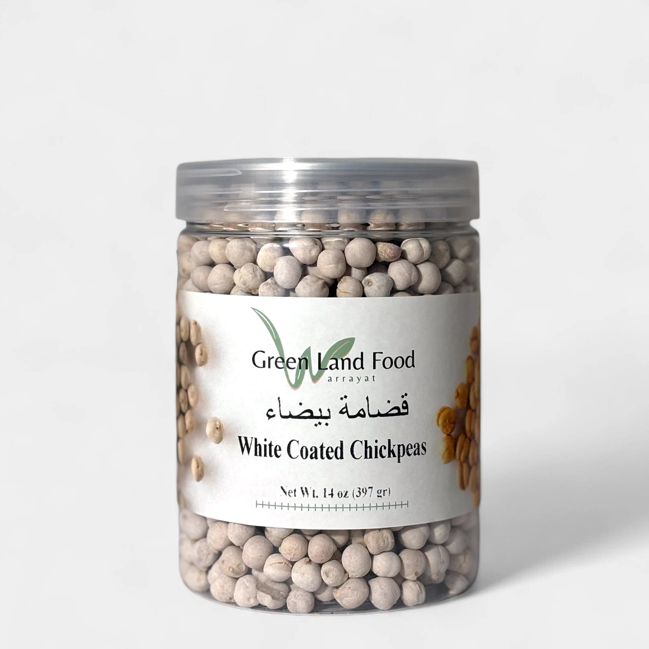 White Coated Chickpeas - 12 x 14 oz