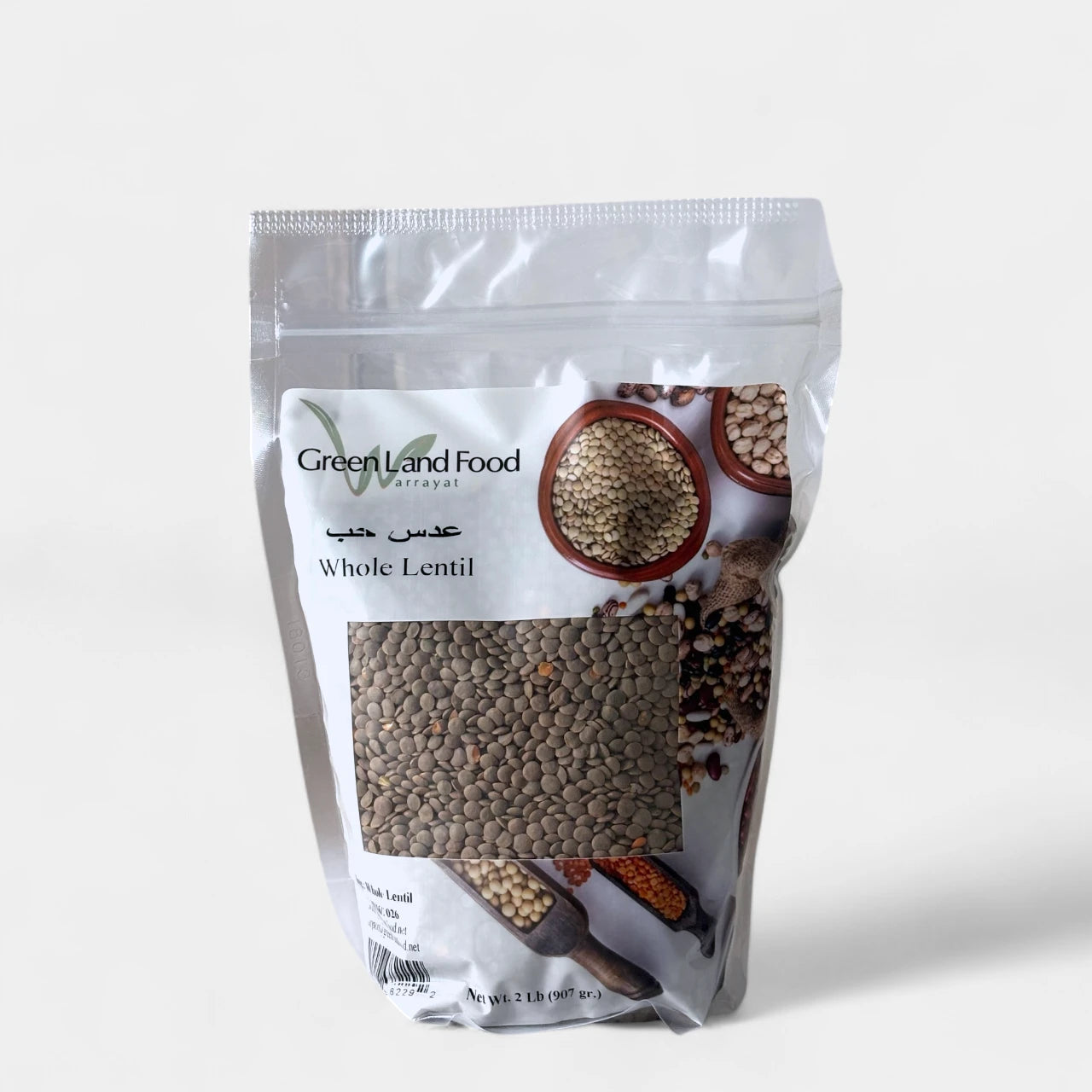 عدس بني كامل - 12 × 2 رطل