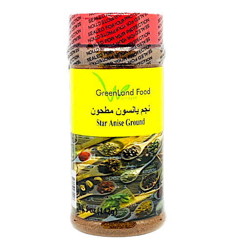 Star Anise Ground - 4.75 oz x 12 Jars/box
