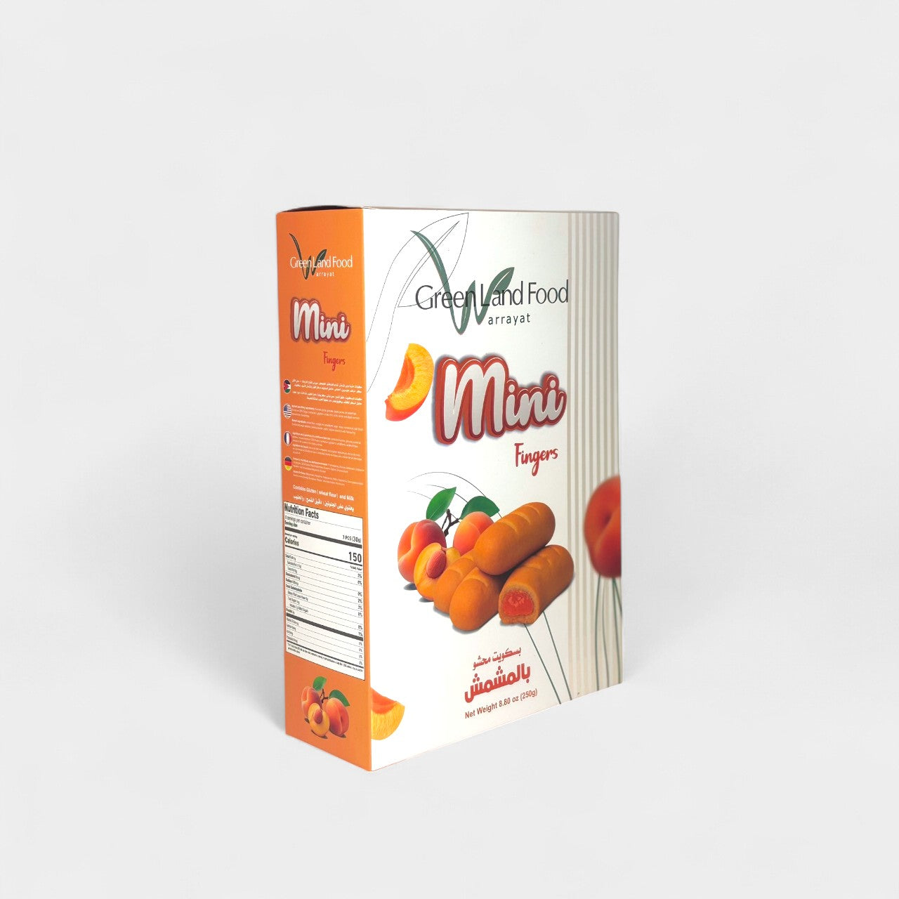 Mini Fingers with Apricot 24*10 Gr