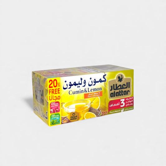 شاي أعشاب الكمون والليمون - 10 × 25 كيس