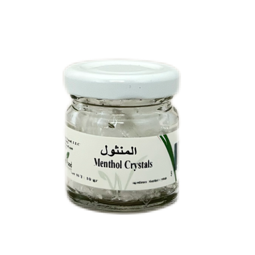 Menthol Crystals - 12 x 10 gr Jars/box