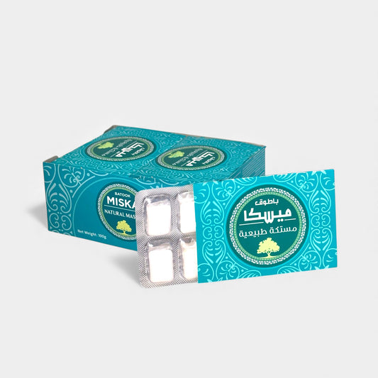 Mastic Gum - 8 pc x 10 tablets x 8 Packs