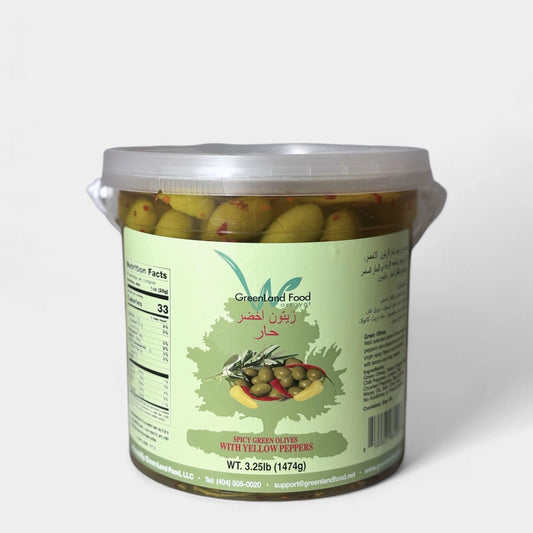 Olive Spicy w/ Chili Peppers - 4 x 3.25 Lb