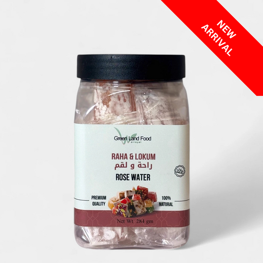 Raha & Lokum Rose Water, Turkish Delights - 12 x 284 gm