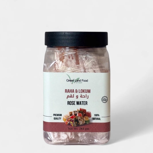 Raha & Lokum Rose Water, Turkish Delights - 12 x 284 gm
