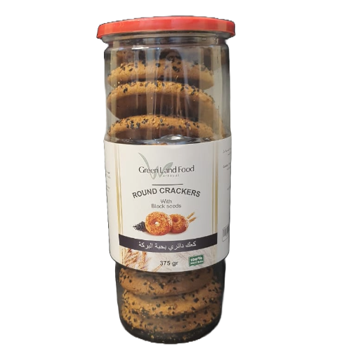 Round Crackers BlkSeed - 375gr