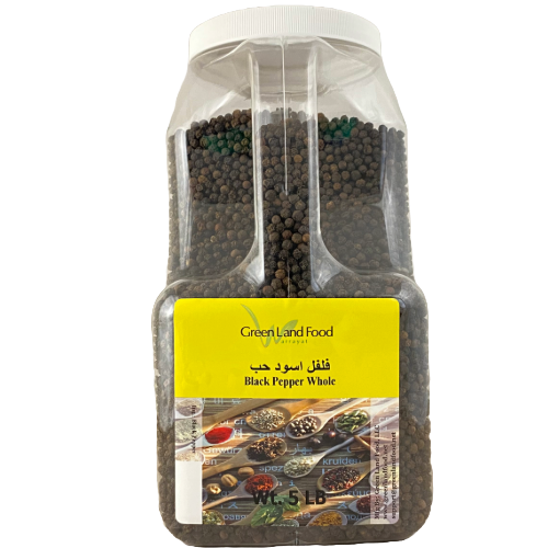Black Pepper Whole - 5 Lb/Jug