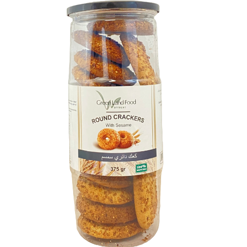 Round Crackers Sesame - 375 gr