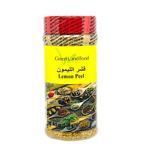 Lemon Peel GRATED - 7.5 oz x 12 Jars/ Box